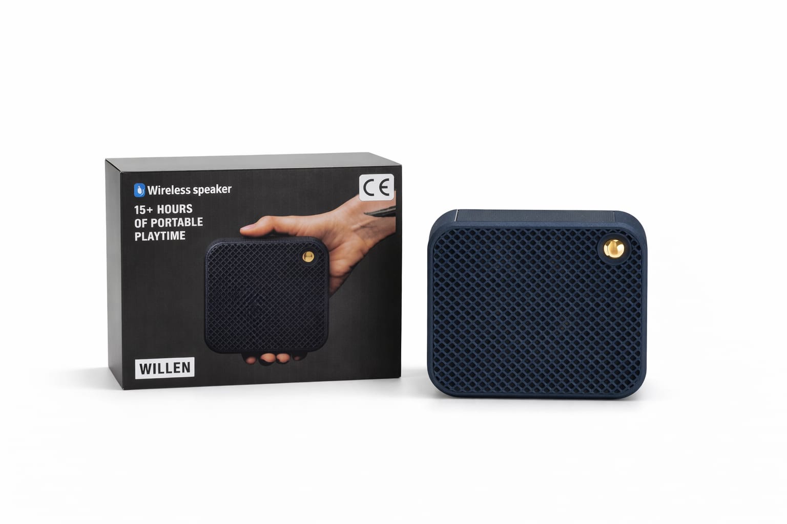 speaker,Tragbarer Bluetooth-Lautsprecher quadratisch